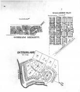 Gorham Heights, Gallagher Plat, Interlake, Dane County 1911 Microfilm